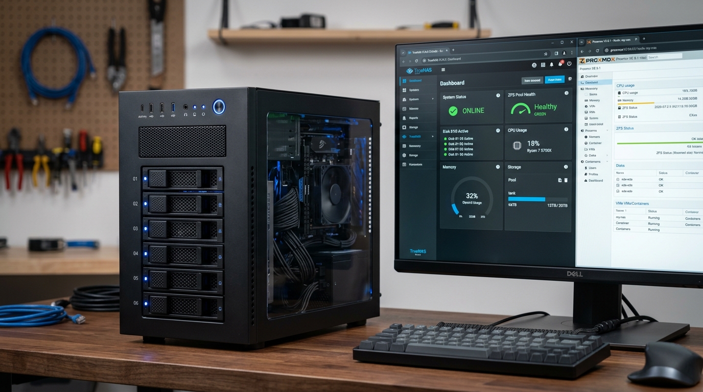 Servidores NAS TrueNAS ZFS ensamblados a medida